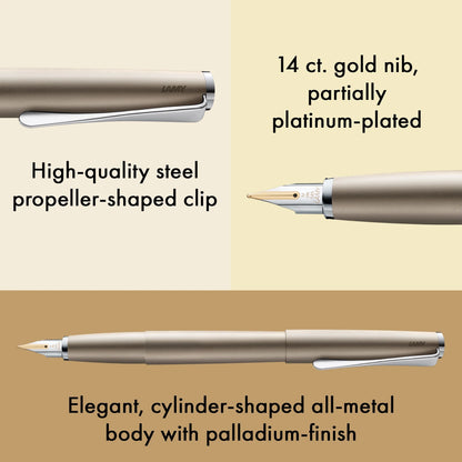 LAMY Studio Fountain Pen – Palladium