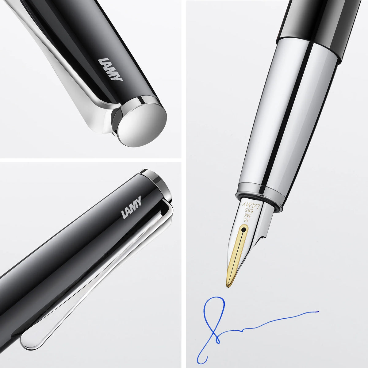 LAMY Studio Fountain Pen – Piano Black