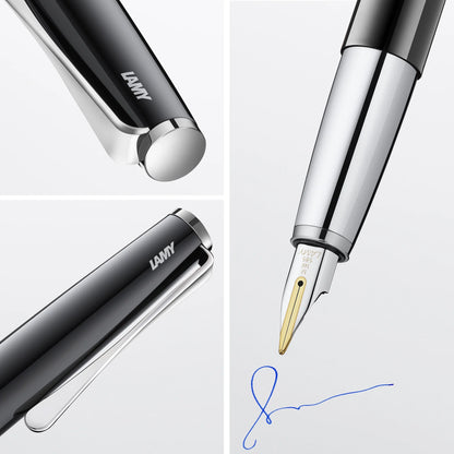 LAMY Studio Fountain Pen – Piano Black
