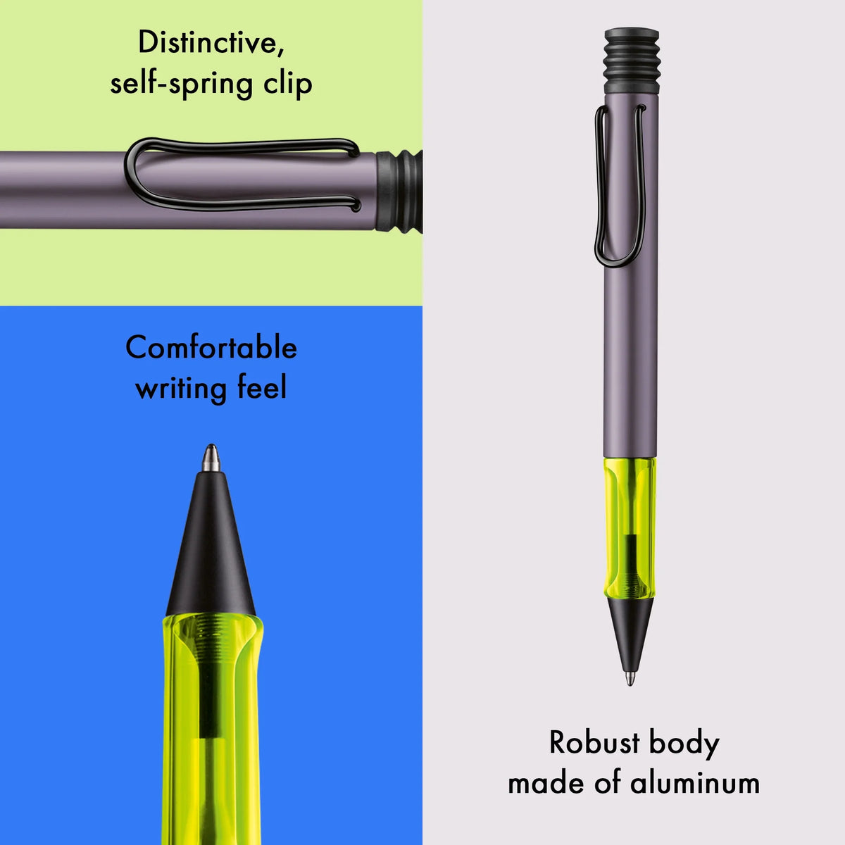 LAMY AL-star Ballpoint Pen – Aubergine | Black Refill, Medium