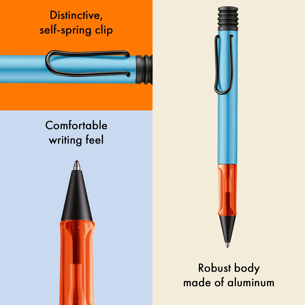 LAMY AL-star Ballpoint Pen – Denim | Black Refill, Medium