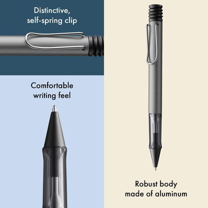LAMY AL-star Ballpoint Pen – Graphite | Black Refill, Medium