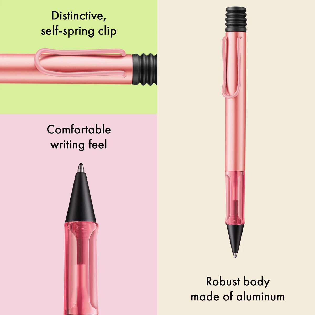 LAMY AL-star Ballpoint Pen – Flamingo | Black Refill, Medium
