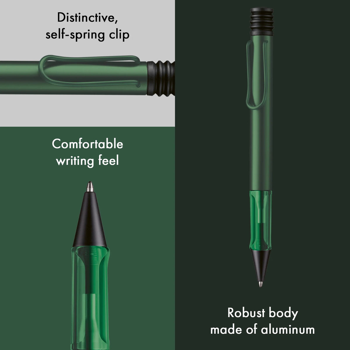 LAMY AL-star Ballpoint Pen – Pine | Black Refill, Medium