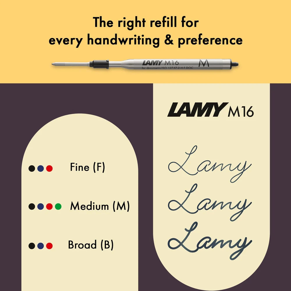 LAMY Econ Ballpoint Pen – Matt Apricot | Black Refill, Medium
