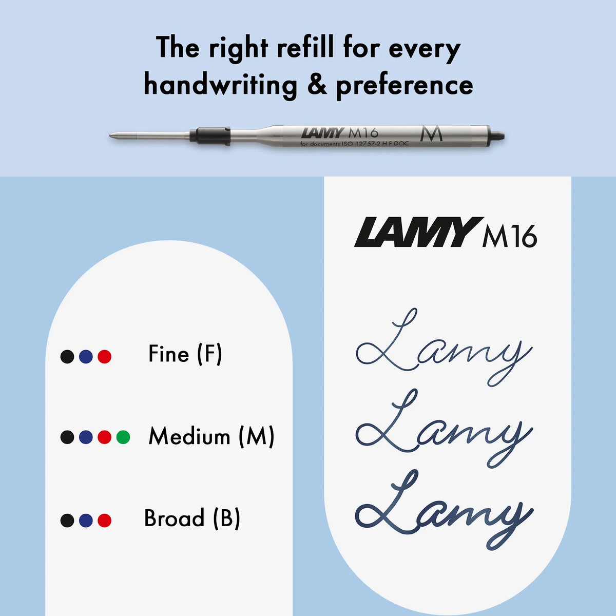 LAMY Logo Ballpoint Pen – Brushed Steel | Black Refill, Medium
