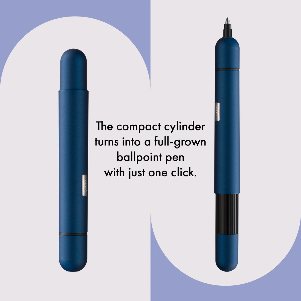 LAMY Pico Ballpoint Pen – Imperial Blue | Black Refill, Medium