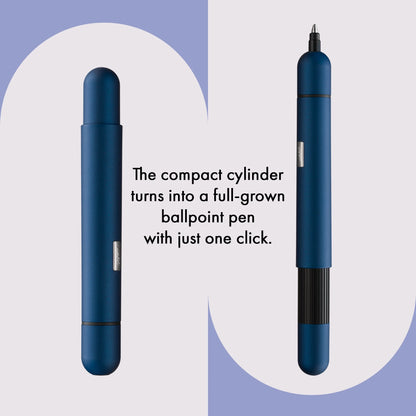 LAMY Pico Ballpoint Pen – Imperial Blue | Black Refill, Medium