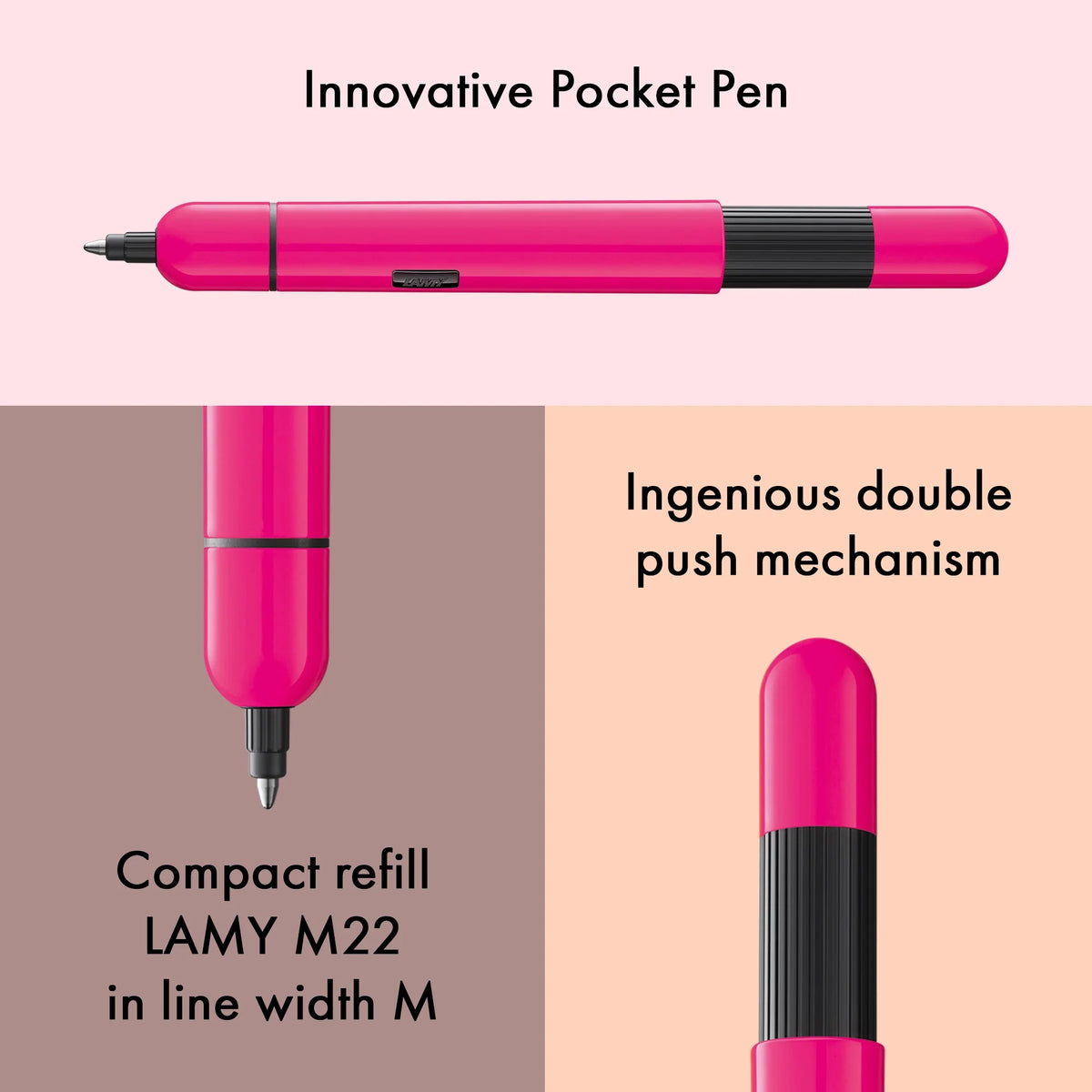 LAMY Pico Ballpoint Pen – Neon Pink