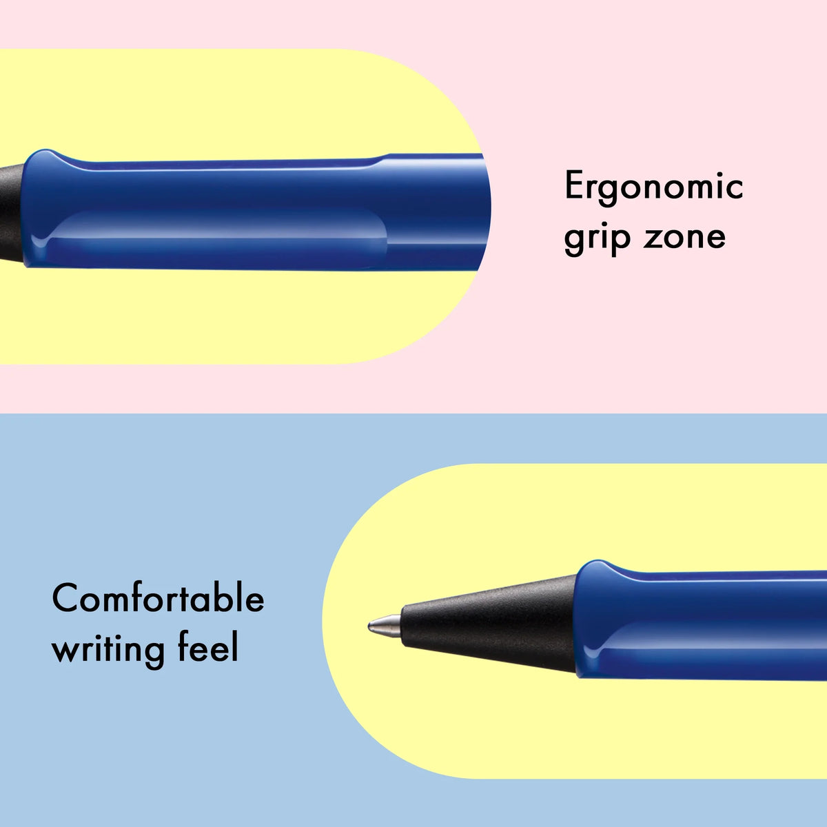 LAMY Safari Ballpoint Pen – Blue | Blue Refill, Medium