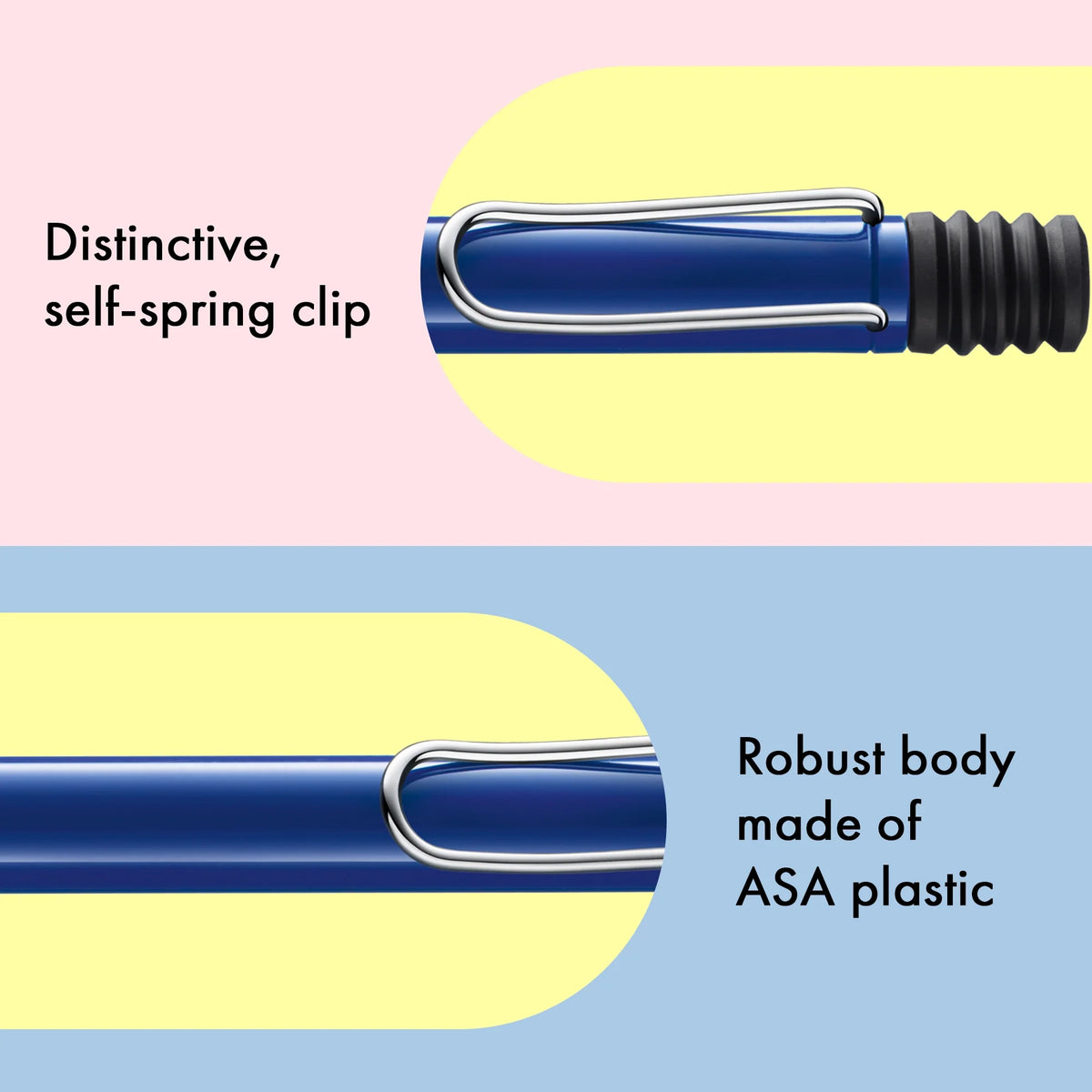 LAMY Safari Ballpoint Pen – Blue | Blue Refill, Medium
