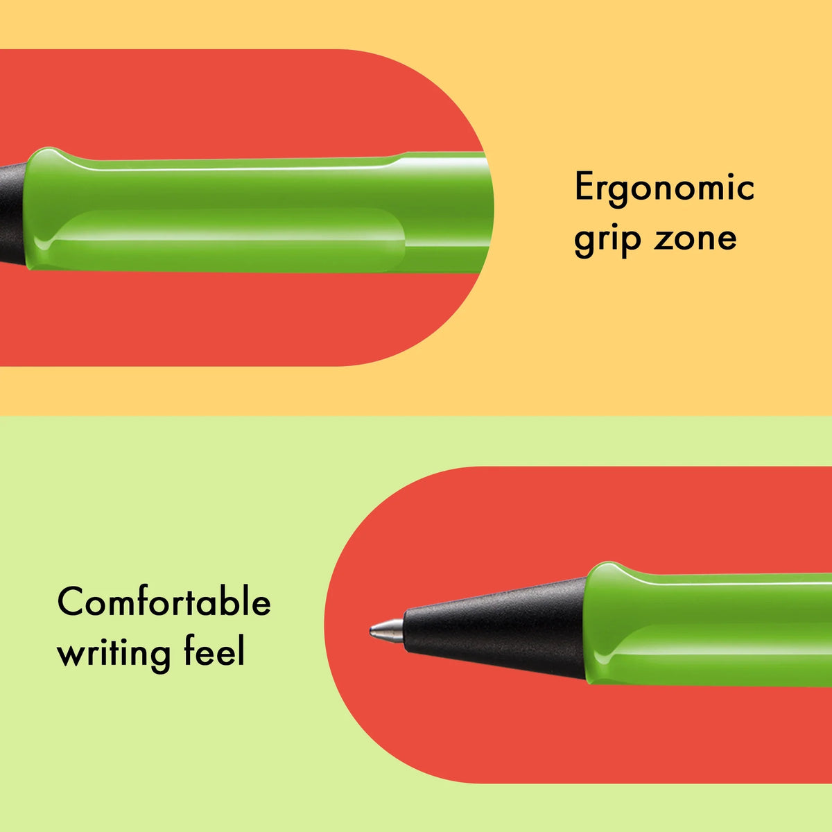 LAMY Safari Ballpoint Pen – Green | Black Refill, Medium