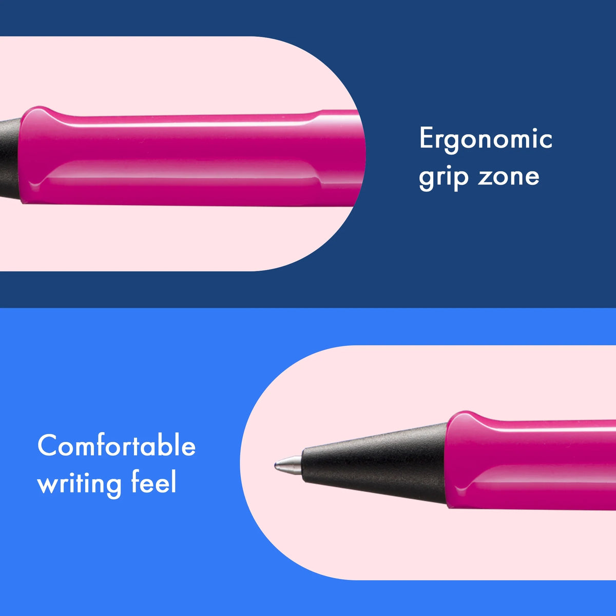 LAMY Safari Ballpoint Pen – Pink | Black Refill, Medium