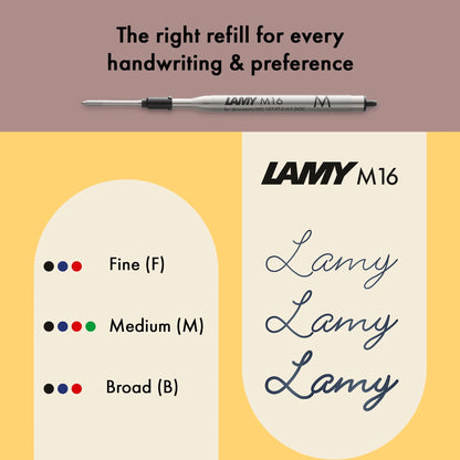LAMY Safari Ballpoint Pen – Red | Blue Refill, Medium