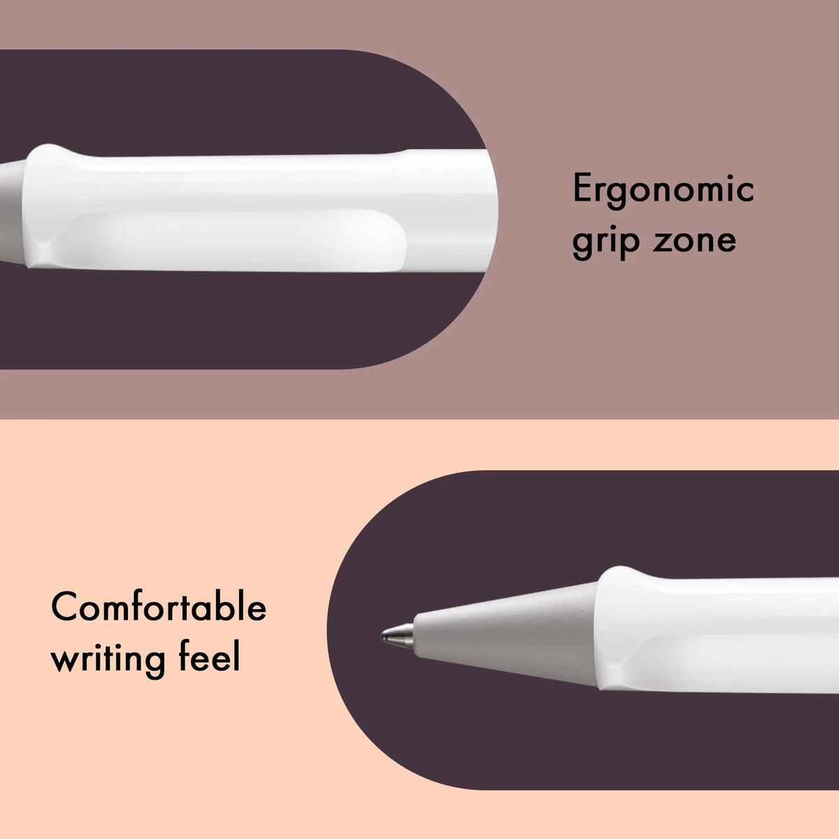 LAMY Safari Ballpoint Pen – White | Black Refill, Medium