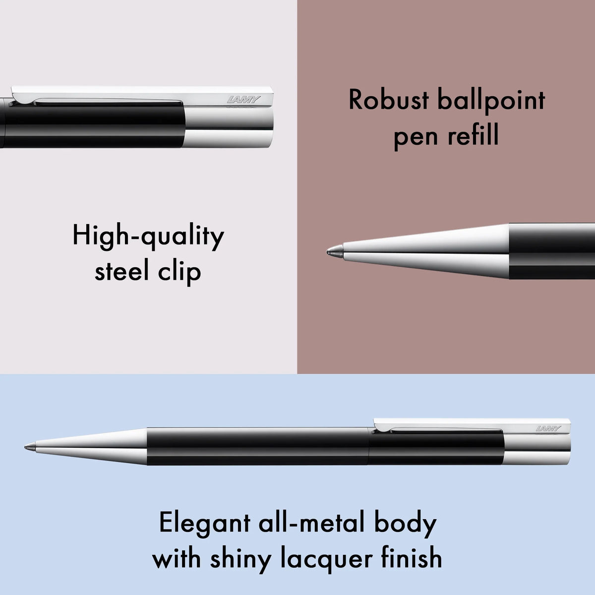 LAMY Scala Ballpoint Pen – Piano Black