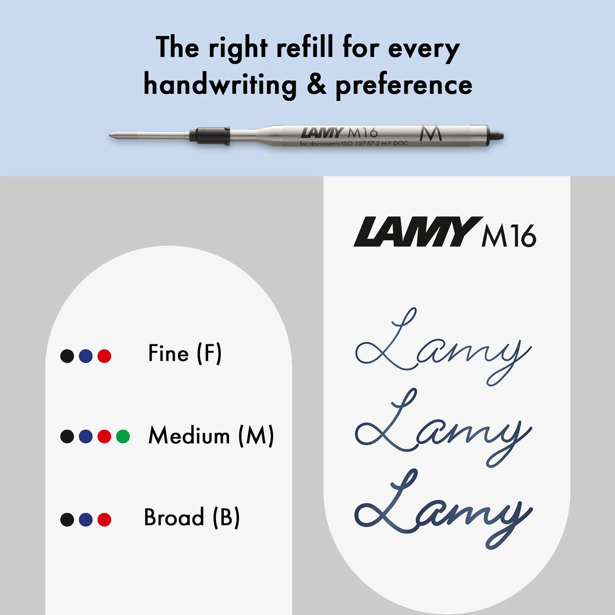 LAMY Studio Ballpoint Pen – Brushed Steel | Black Refill, Medium