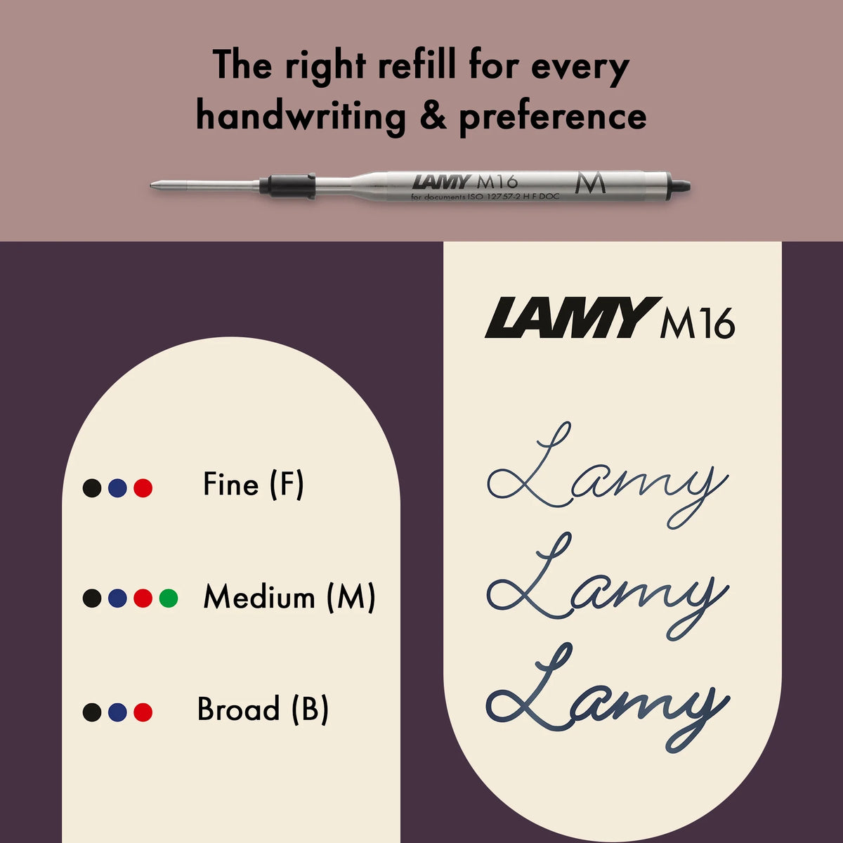 LAMY Studio Ballpoint Pen – Orion Matt | Black Refill, Medium