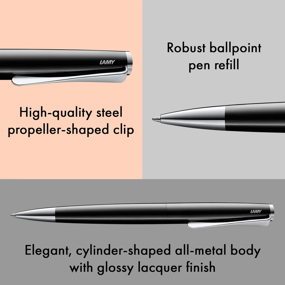 LAMY Studio Ballpoint Pen – Piano Black