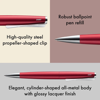 LAMY Studio Ballpoint Pen – Piano Red