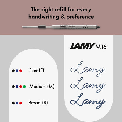 LAMY Studio Ballpoint Pen – Royal Red | Black Refill, Medium