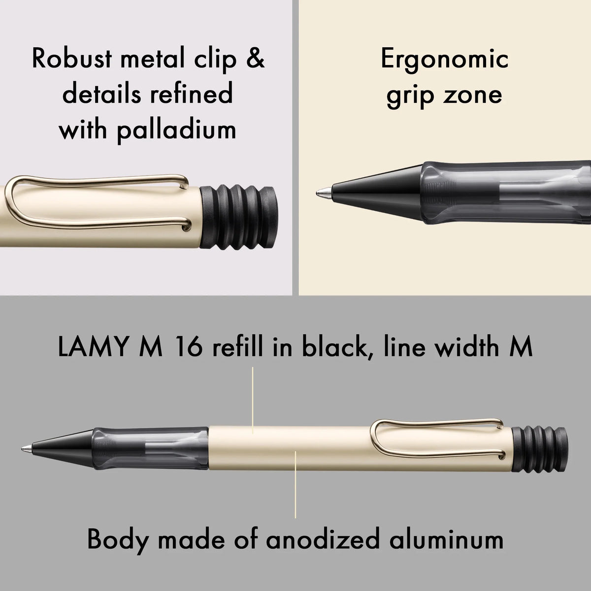 LAMY Lx Ballpoint Pen – Palladium