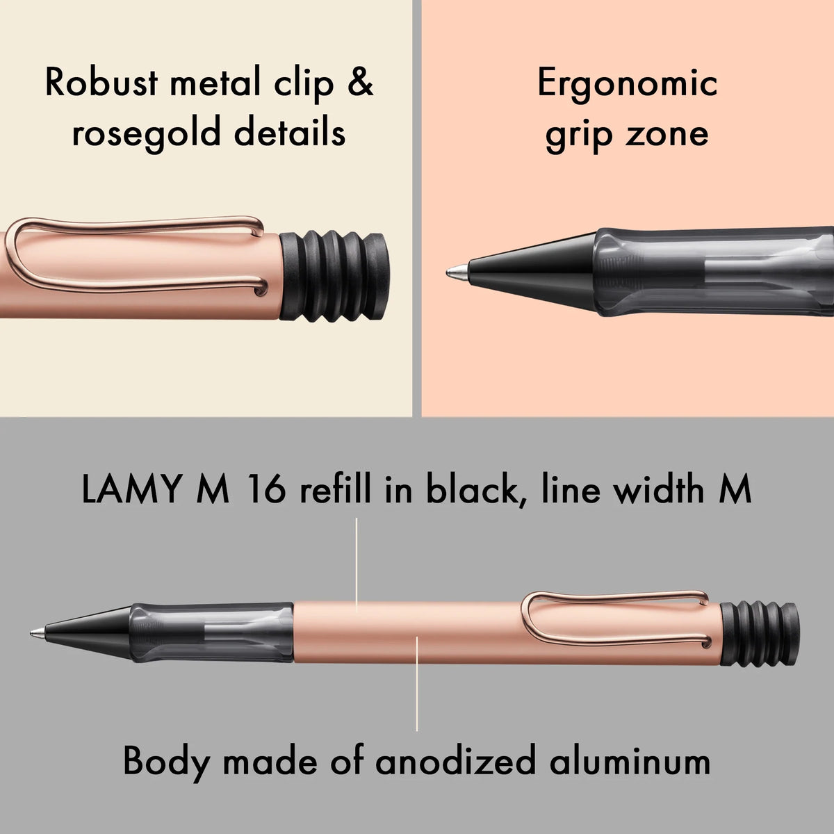 LAMY Lx Ballpoint Pen – Rose Gold