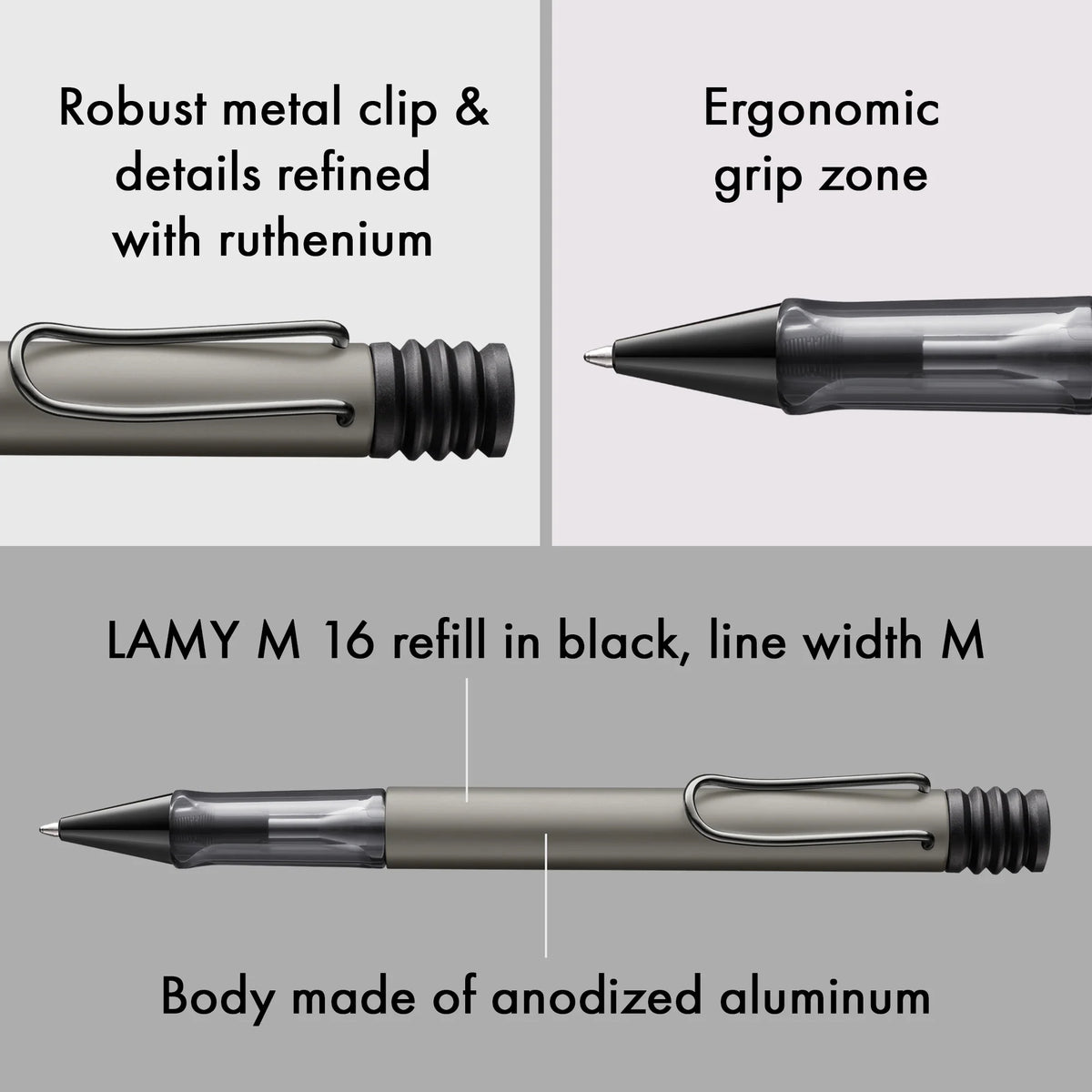 LAMY Lx Ballpoint Pen – Ruthenium