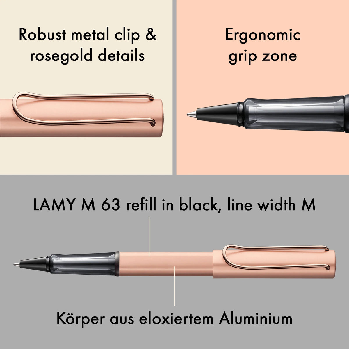 LAMY Lx Rollerball Pen – Rose Gold