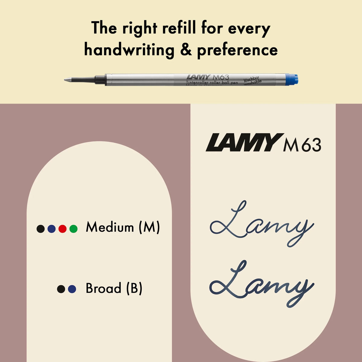 LAMY Lx Rollerball Pen – Marron