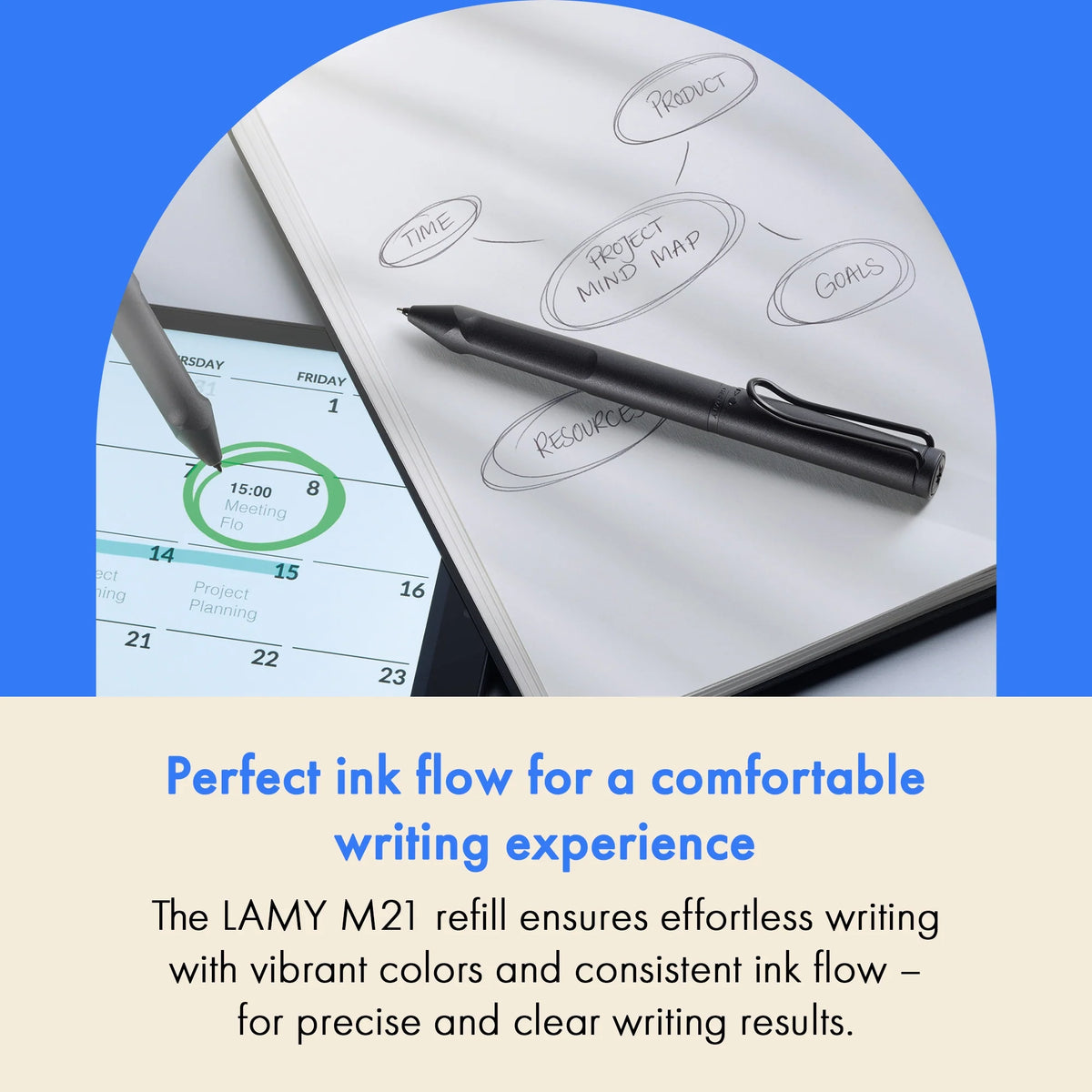 LAMY M21 Multisystem Ballpoint Refill – Green