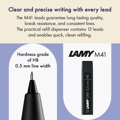 LAMY M41 Pencil Leads 0.5 mm HB