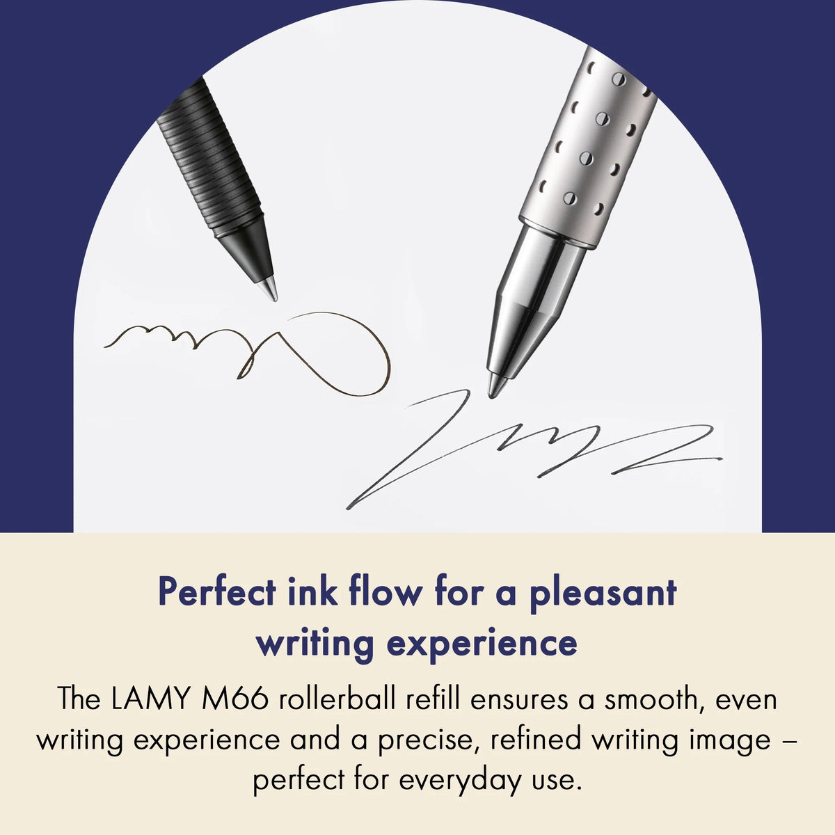 LAMY M66 Rollerball Refill – Blue, Medium