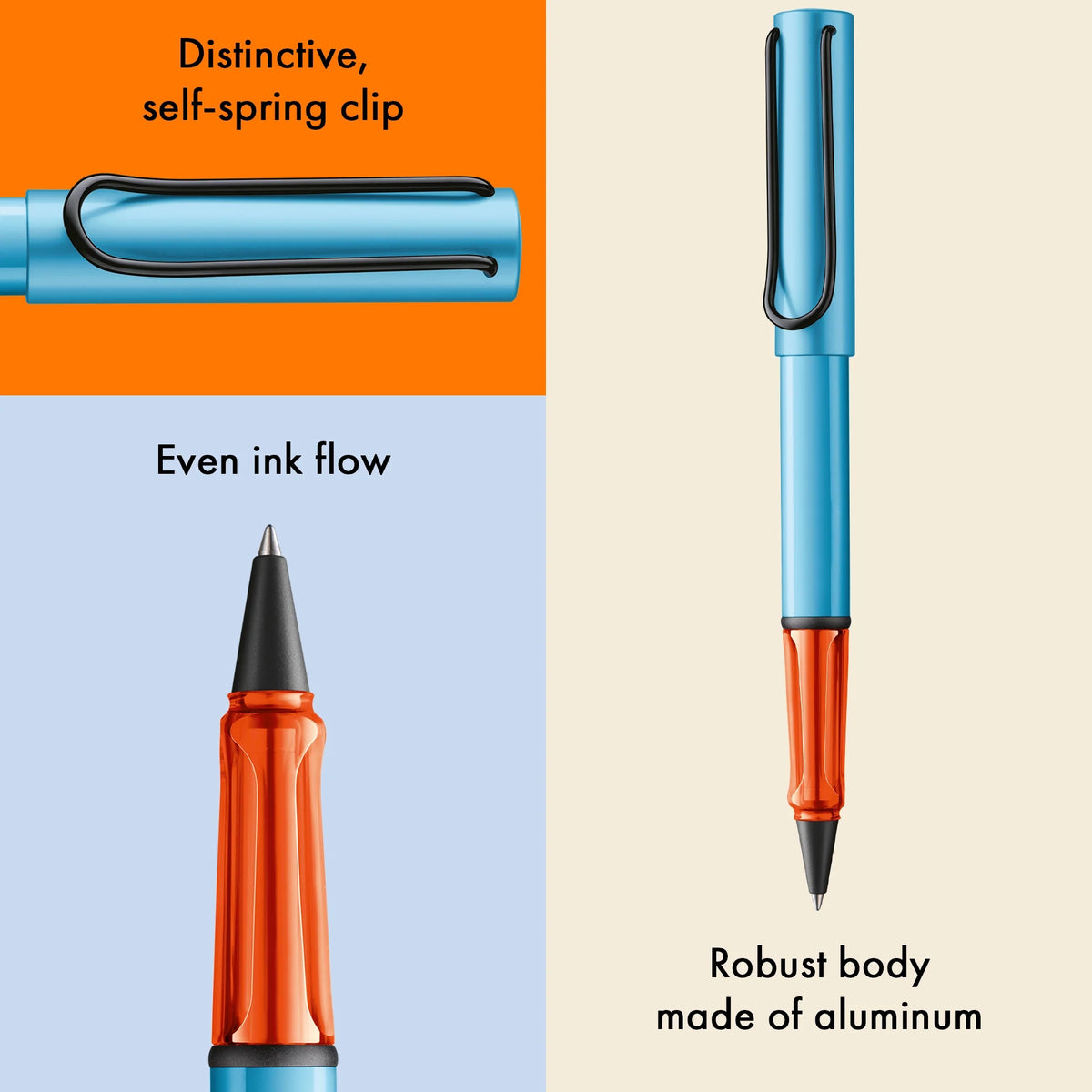 LAMY AL-star Rollerball Pen – Denim | Black Refill, Medium