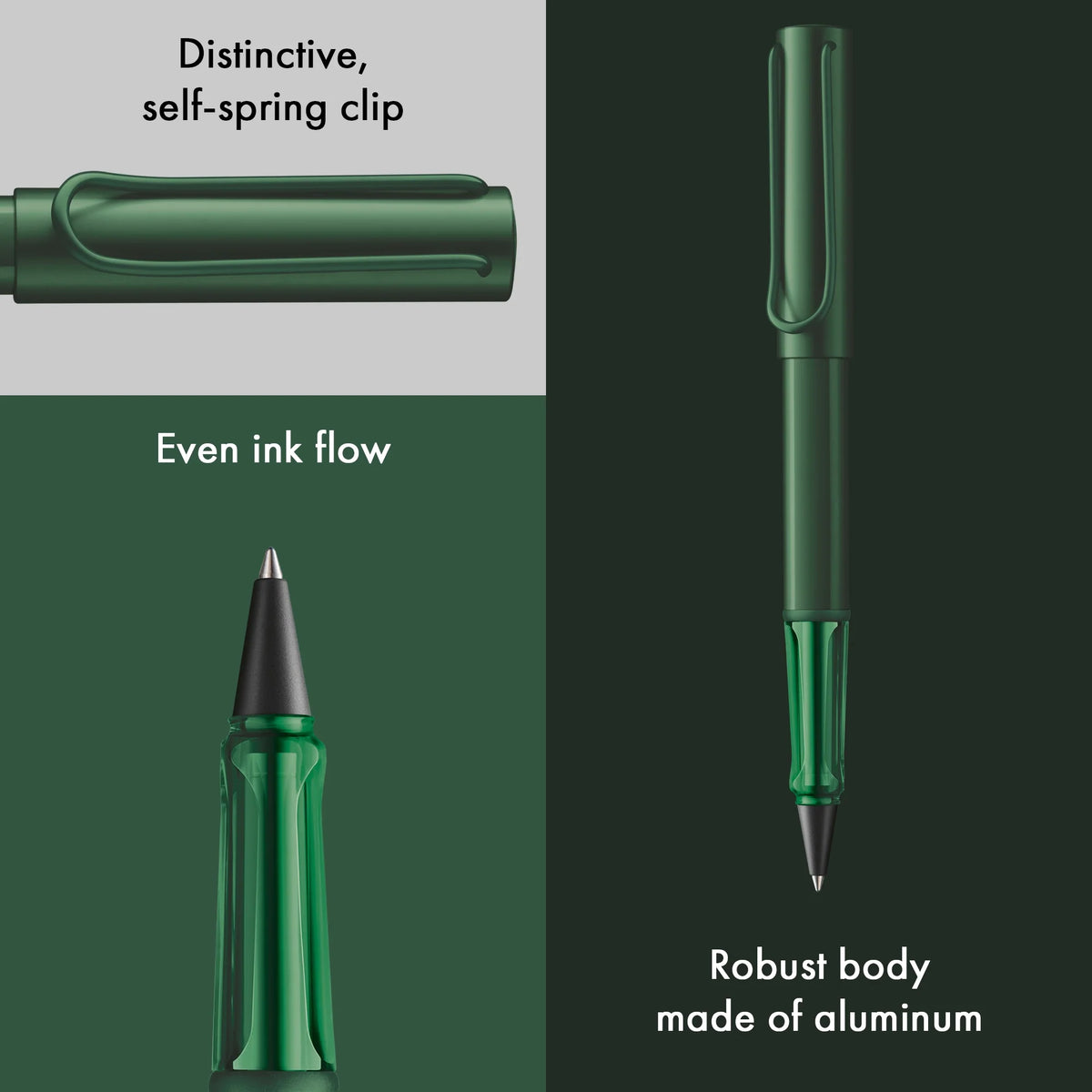 LAMY AL-star Rollerball Pen – Pine | Black Refill, Medium
