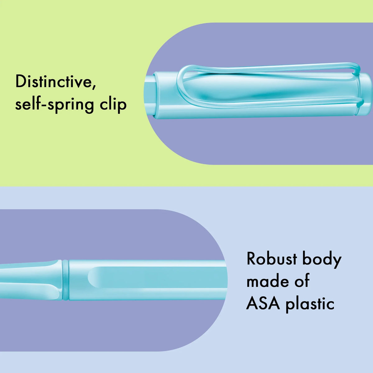 LAMY Safari Rollerball Pen – Aquasky | Black Refill, Medium