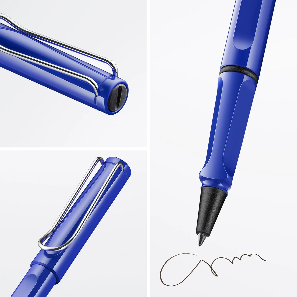 LAMY Safari Rollerball Pen – Blue | Black Refill, Medium
