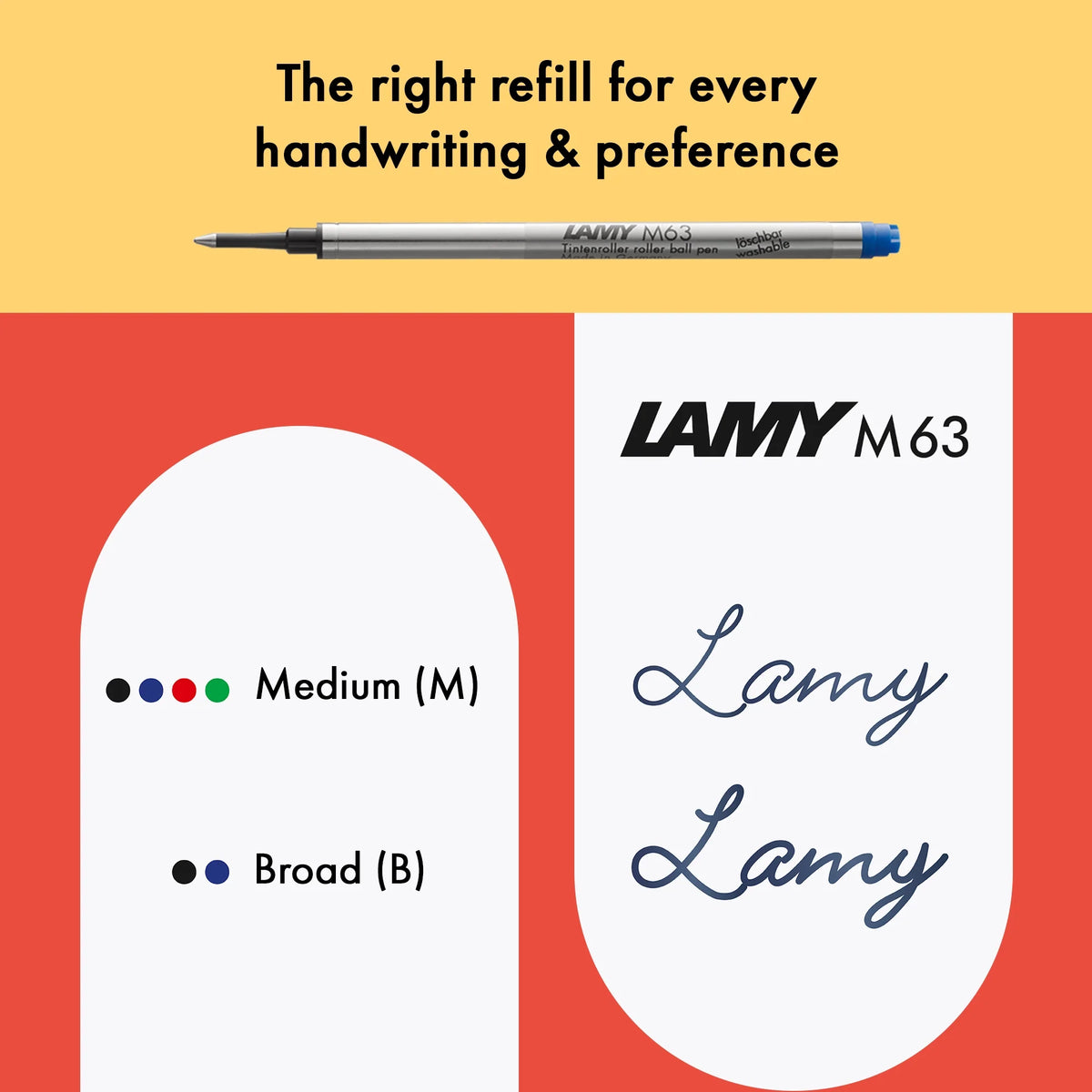 LAMY Safari Rollerball Pen – Green | Black Refill, Medium