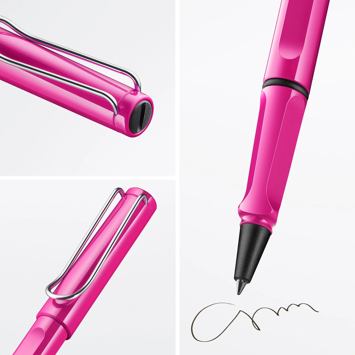 LAMY Safari Rollerball Pen – Pink | Blue Refill, Medium