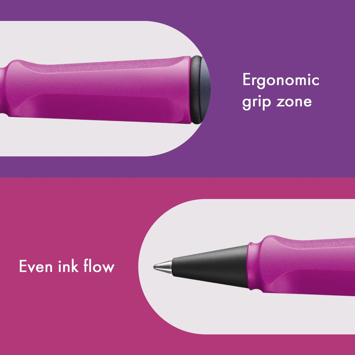 LAMY Safari Rollerball Pen – Pink Cliff