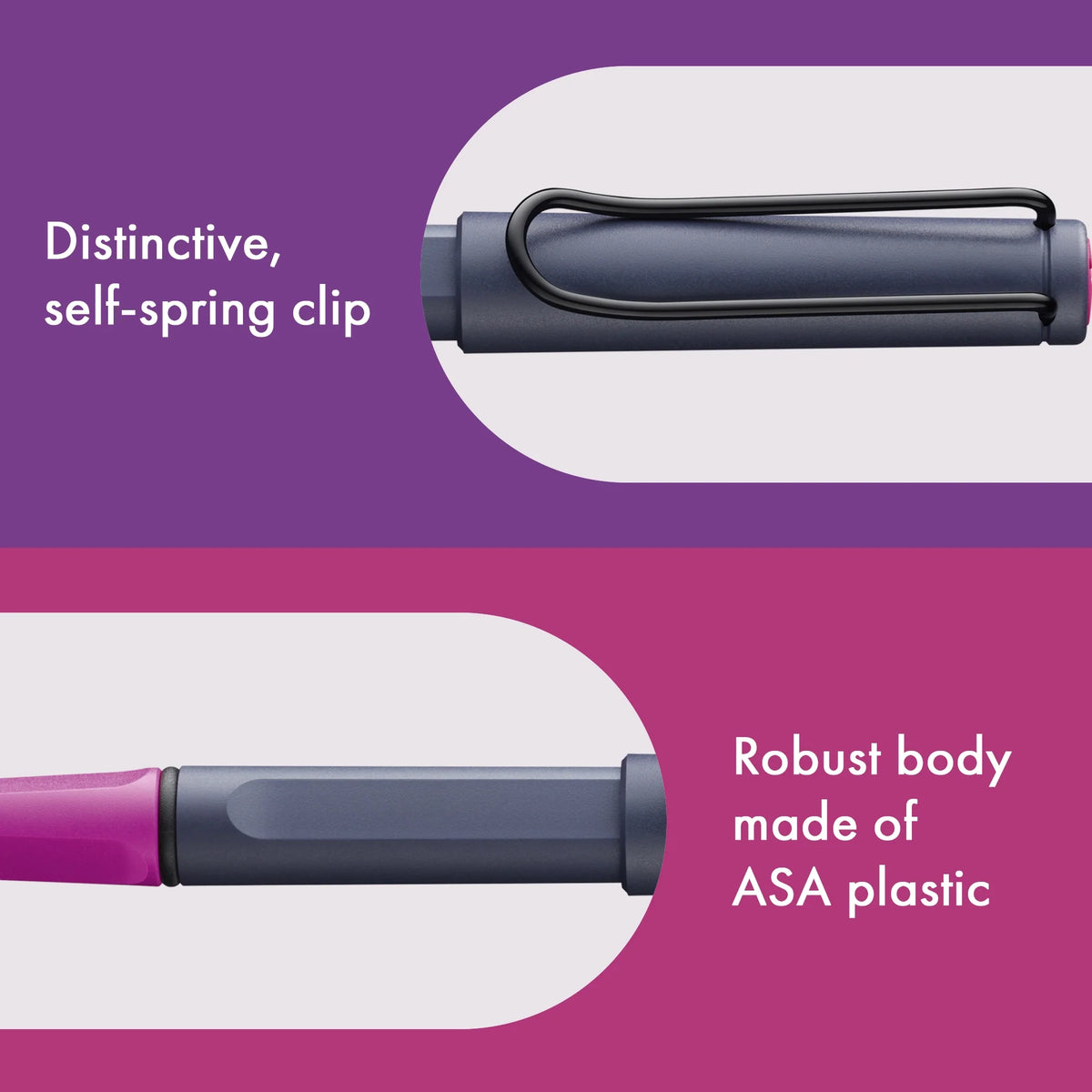 LAMY Safari Rollerball Pen – Pink Cliff