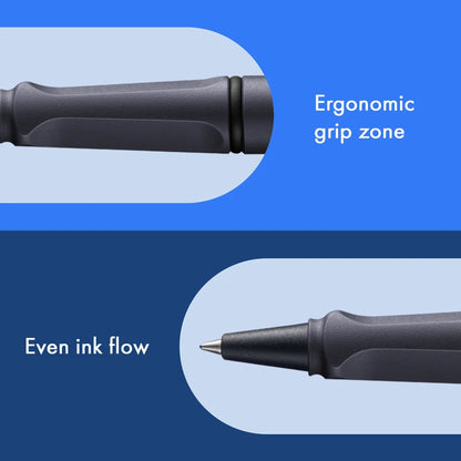 LAMY Safari Rollerball Pen – Steel Black