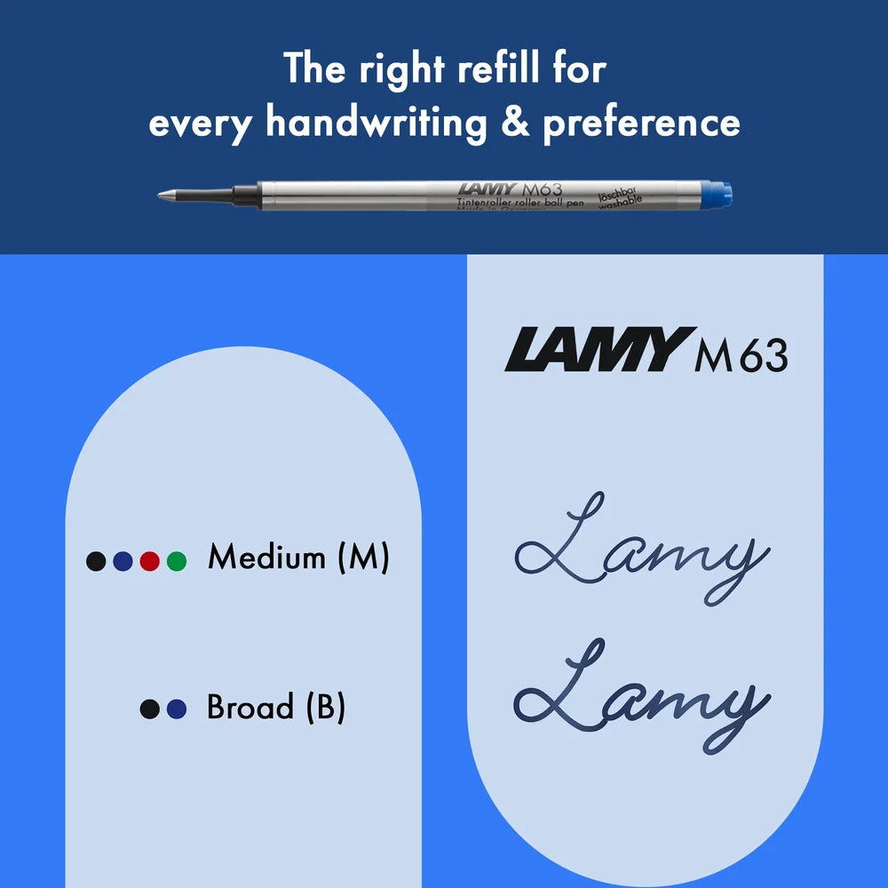 LAMY Safari Rollerball Pen – Steel Black