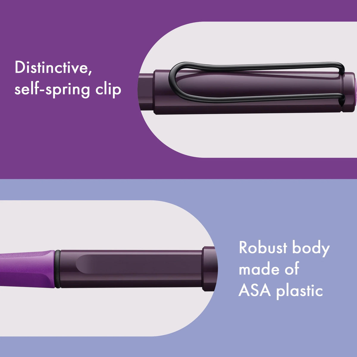 LAMY Safari Rollerball Pen – Violet Blackberry