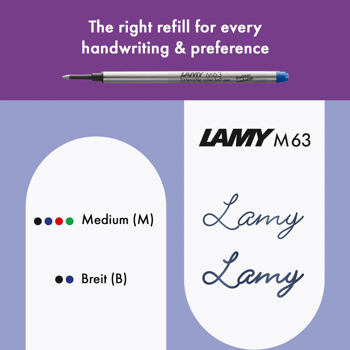 LAMY Safari Rollerball Pen – Violet Blackberry