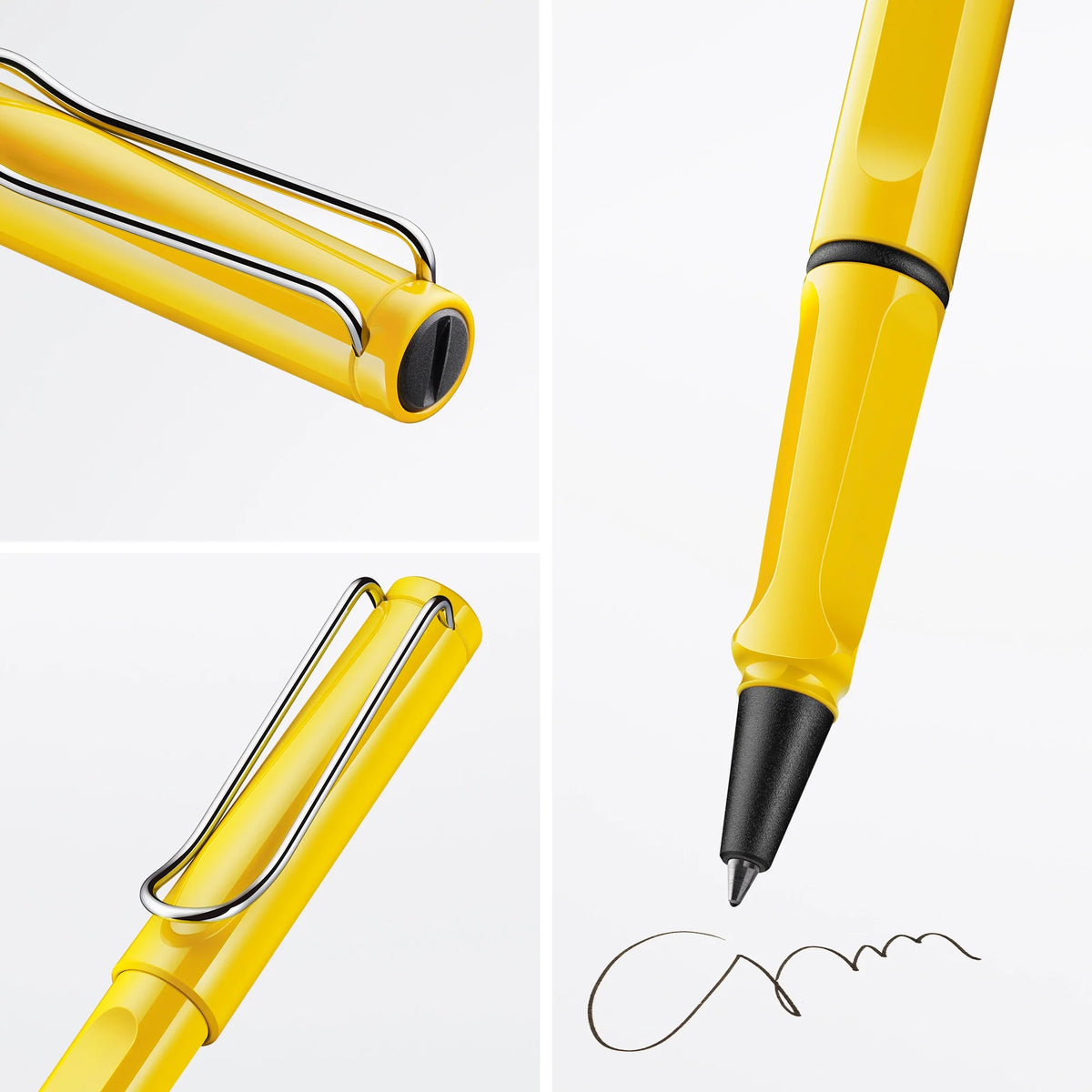 LAMY Safari Rollerball Pen – Yellow | Black Refill, Medium
