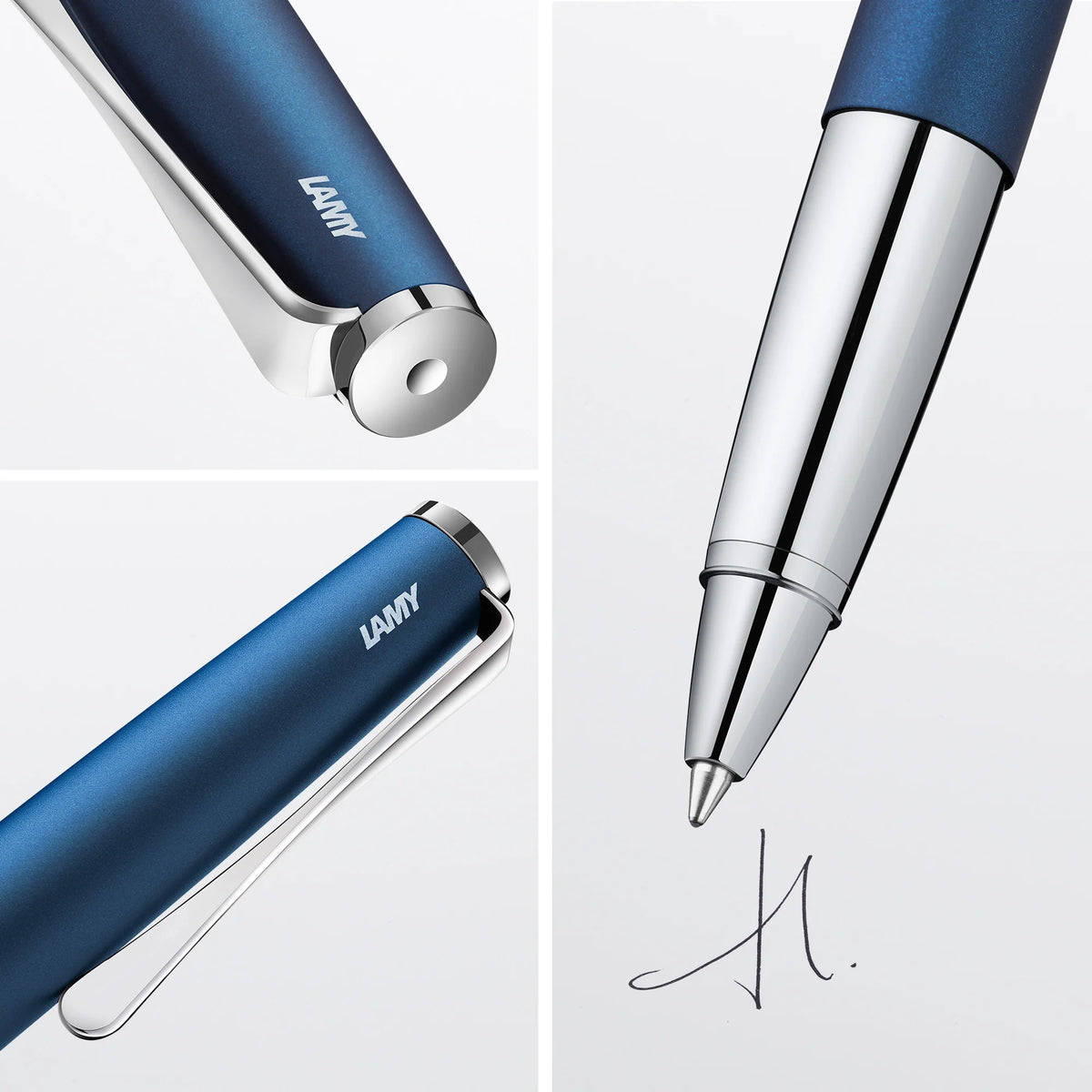 LAMY Studio Rollerball Pen – Imperial Blue | Black Refill, Medium