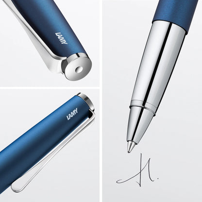 LAMY Studio Rollerball Pen – Imperial Blue | Black Refill, Medium