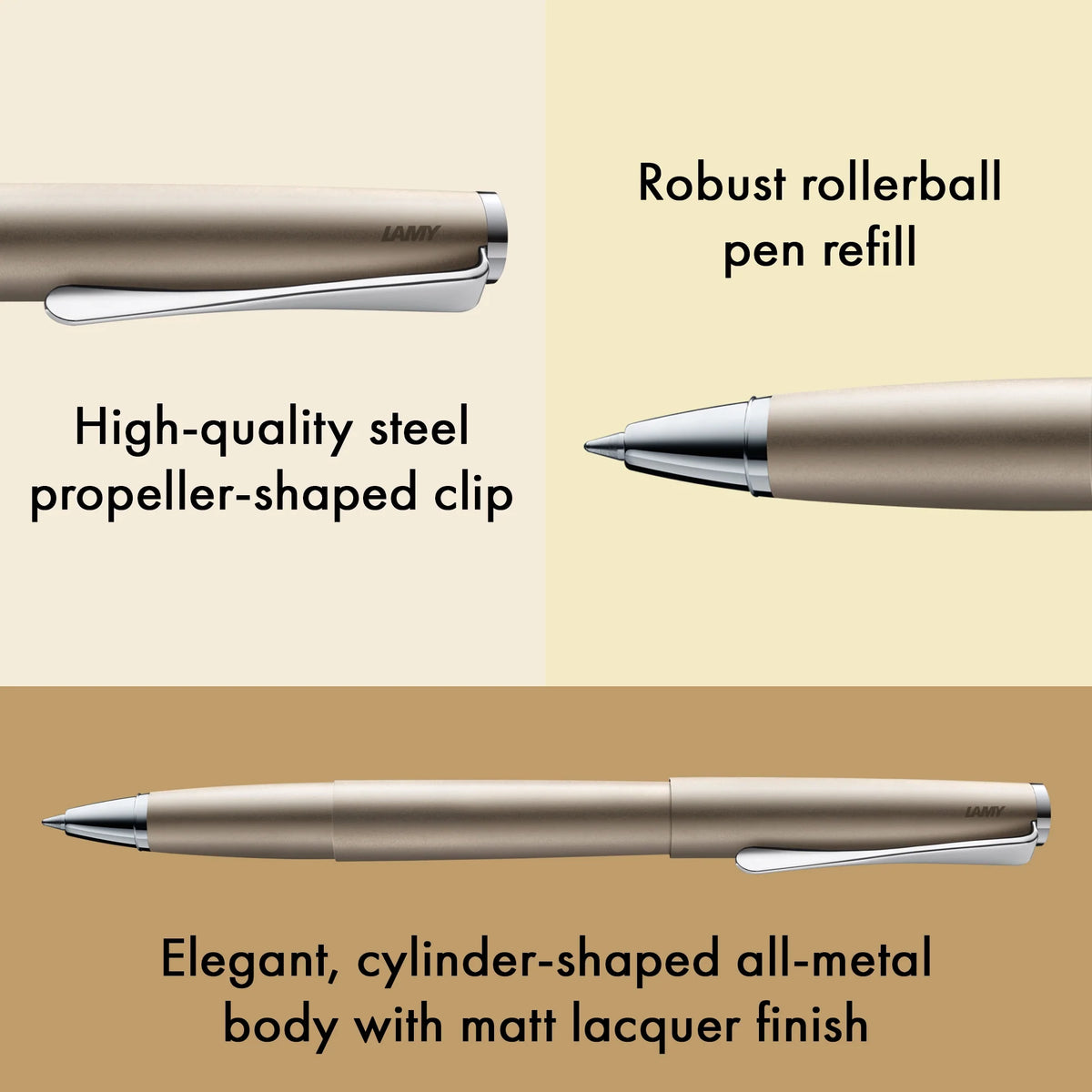 LAMY Studio Rollerball Pen – Palladium