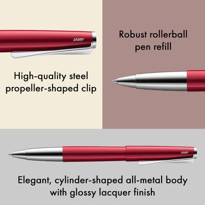 LAMY Studio Rollerball Pen – Piano Red